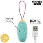 ONINDER CUTE silikonowe jajko wibracyjne, sterowanie aplikacją Bluetooth, IPX7, 9 trybów, różne kolory