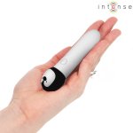 INTENSE RICO kompaktowy model wibrujący pingwin, 8 trybow, biały, USB