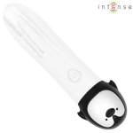 INTENSE RICO kompaktowy model wibrujący pingwin, 8 trybow, biały, USB