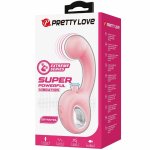 Pretty Love Erynnies masażer punktu G i stymulator, 10 trybow, 5 ustawień języczka, rożowy