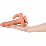SHEQU Julian Model 16cm system wibracyjny z pilotem, silikonowy, anatomiczny