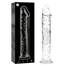 IBIZA Nebula Series Model 12 transparentna szklana forma borokrzemianowa 17 cm/3,5 cm – anatomiczny kształt