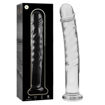 Ibiza Nebula Series Model 16 szklany korek anatomiczny transparentny 18,5 cm – borokrzemowe szkło, ręcznie wykonany