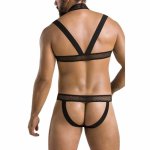Passion Jacob 043 Komplet Czarny S/M – poliuretan, Oeko-Tex, nowoczesny design