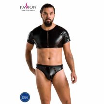 Passion Peter Black L/XL – komplet bielizny z certyfikatem Oeko-Tex, elastyczny poliester