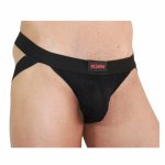 BURN Jock Strap 003 Czarny Błyszczący M – komfort, wyrazisty styl, elastyczny materiał