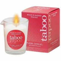 RUF Taboo Plaisir Charnel świeca do masażu Kwiat Kakaowca 60g naturalne oleje