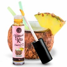 Secretplay Vibrant Kiss błyszczyk do ust Pina Colada 6g jadalny, efekt mrowienia i glicerynowa baza