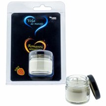 Taloka świeca do masażu truskawkowa 30 ml z olejem kokosowym, masłem shea i witaminą E