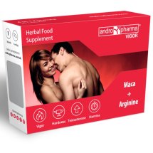 Andropharma Vigor 30 kapsułek – suplement dla mężczyzn z maca, cynkiem i roślinnymi ekstraktami