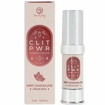 Secret Play Clit Pwr Balsam Miętowa Czekolada 15ml – intensyfikujący balsam z efektem rozgrzewającym