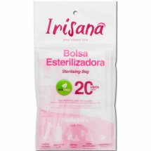 Irisana Torba do sterylizacji w mikrofali – 1 sztuka, 20 cykli do higieny akcesoriow wielorazowych