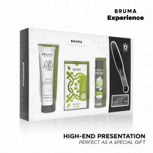 BRUMA Xperience Zestaw Arbuzowy – żel nawilżający Ultra Slip, wzmacniający preparat i akcesoria 5w1