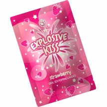 Secret Play Popping Candies truskawkowe 9g – musujące cukierki w saszetce, efekt trzaskania