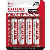 AIWA X-TRA Alkaline Baterie AA LR6 4 sztuki – blister, wysoka wydajność i uniwersalne zasilanie