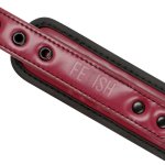 Fetish Submissive Dark Room – Naszyjnik z Łańcuchem Neoprenowy, Regulowany, Czarny