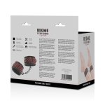 Begme Mankiety na Kostki Premium Red Edition – neoprenowa wyściółka, regulowane, czerwone