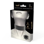 Coquette Chic Desire Choker – regulowany, czarny, wegańska skóra, metalowy pierścień