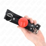 KINK Czerwona Piłka TPE 4 cm – system regulacji, pasek 60x2 cm, intensywny kolor, trwały model