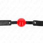 KINK Model 1 – anatomiczna piłka TPE 4 cm, regulowany pasek 41-61 cm, czarny, ergonomiczny