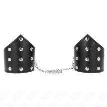 KINK Black Point Opaski na Ręce z Regulacją na Łańcuszku 17-23 cm, Miękka Wyściółka