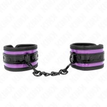 KINK Neoprenowe Opaski na Nadgarstki Jasnofioletowe Regulowane 21-28 cm z Metalową Klamrą