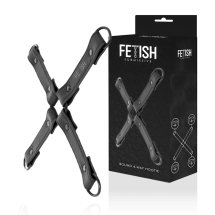 Fetish Submissive uprząż wegańska, regulowana, czarna, kolekcja Submissive