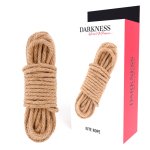 Darkness Lina Jutowa 10m, wytrzymała lina do techniki bondage, naturalna juta