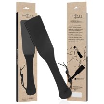 INTENSE Paddle Vegan – Wegańskie Wiosło Skorzane 32,5 cm Czarny, Ergonomiczny Kształt
