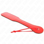 KINK Paddle dwustronny model 32x6 cm – skóra syntetyczna, ergonomiczny uchwyt, czerwono-czarny
