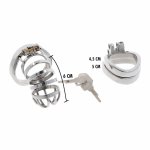 Hidden Desire Extreme Metal System Kontroli Intymnej 7,9 cm – stal nierdzewna, srebrny