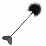 KINK Feather Tickler z Wiosłem Serce 31 cm – wielofunkcyjne akcesorium, piorko i wiosło