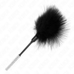 KINK Piórko z uchwytem metalowym 27 cm – sensoryczny model, chromowany uchwyt