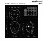 Addicted Toys Locked – system blokady bezkluczykowej 11,5 cm, model Shell, czarny