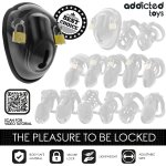 Addicted Toys Locked – system blokady bezkluczykowej 11,5 cm, model Shell, czarny