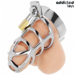 Addicted Toys Silver Lock Metal System Blokujący Rozmiar M – satynowy, anatomiczny