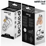 Addicted Toys Silver Lock Metal System Blokujący Rozmiar M – satynowy, anatomiczny