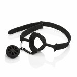 CalExotics Scandal Gag z silikonową zatyczką, czarny, 61 cm – anatomiczny model