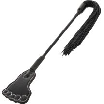 Darkness Szpicruta Dwustronna Czarna z PVC i skóry ekologicznej, ergonomiczna rękojeść