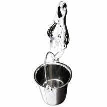 Metal Hard Zacisk stalowy na sutki z regulowanym obciążnikiem i gumowymi końcówkami, 15,5 cm