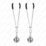 KINK Zaciski precyzyjne srebrne 7 cm – regulowane, metalowe, anatomiczne