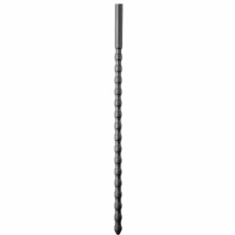 All Black Sonda silikonowa 6/8 mm – elastyczny model anatomiczny 24 cm, dwustronny