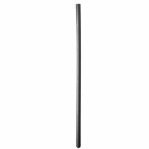 All Black Sonda silikonowa 8 mm, 24 cm – elastyczny model anatomiczny, hipoalergiczny