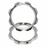 Metal Hard stalowy pierścień anatomiczny 50 mm, szerokość 8 mm, polerowana stal