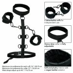 CalExotics Boundless Collar – system z kołnierzem i mankietami, regulowany, wegańska skóra