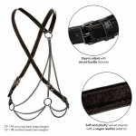 CalExotics Euphoria MultiChain Harness – uprząż premium z łańcuchami, czarna, aksamitna podszewka