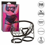 CalExotics Euphoria Plus Size uprząż na udo z łańcuchami – regulowana, aksamitna podszewka