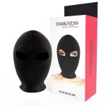 Darkness Mask Czarna Spandex – anatomiczna maska z otworem na usta, uniwersalny rozmiar