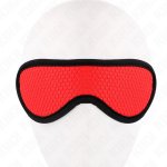KINK Opaska z efektem skóry węża – czerwona krawędź, 20x7 cm, regulowana