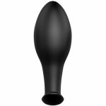 Pretty Love Korek anatomiczny silikonowy kotwica 8,5cm czarny medyczny